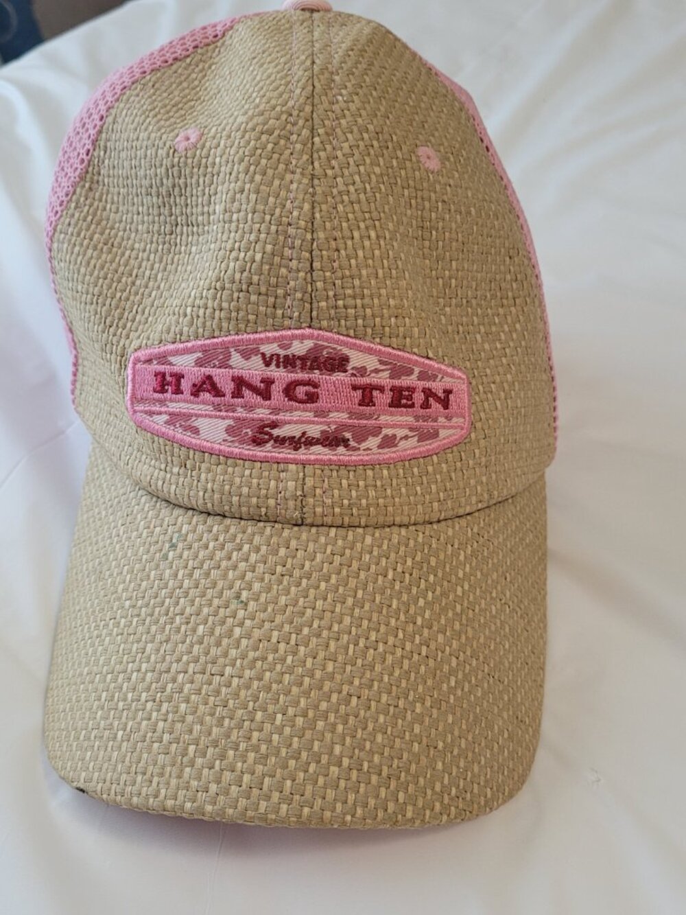 Pink Hang Ten Womens Ball Cap One Size Fits All
